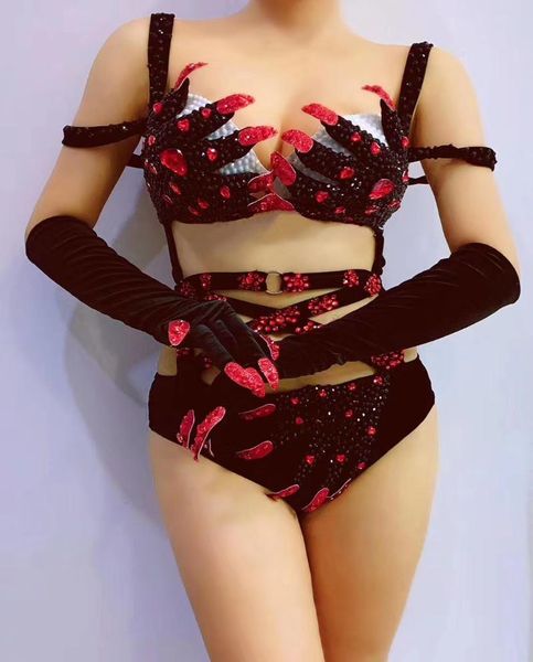 car one set luxurious sequined women bodysuits fashion black bar stage performance outfit real po women's jumpsuits & rompers, Black;white
car one set luxurious sequined women bodysuits fashion black bar stage performance outfit real po women's jumpsuits & rompers, Black;white