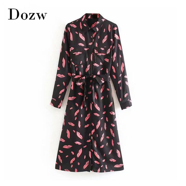 fashion print shirt dress women turn down collar pockets a line midi dress female casual long sleeve sashes loose dress lady 210414, Black;gray
fashion print shirt dress women turn down collar pockets a line midi dress female casual long sleeve sashes loose dress lady 210414, Black;gray