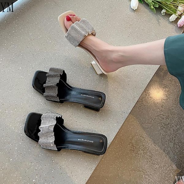 sandals ly arrived women summer 2021 pleated square toe crystal ladies casual beach zapatillas mujer casa flip flop mules 40, Black
sandals ly arrived women summer 2021 pleated square toe crystal ladies casual beach zapatillas mujer casa flip flop mules 40, Black