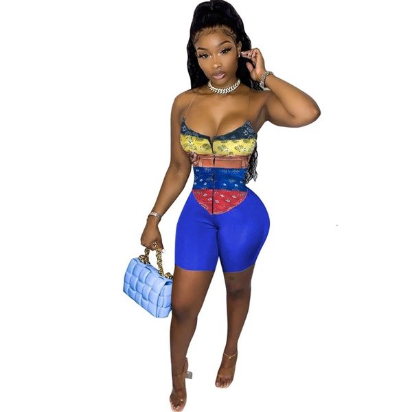 women's shorts bandana print two piece set for women matching sets summer 2 womens outfits party club crop and yj8o, White;black
women's shorts bandana print two piece set for women matching sets summer 2 womens outfits party club crop and yj8o, White;black