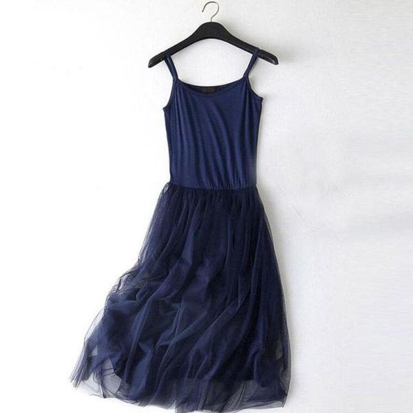 cotton spaghetti strap lace summer dress women sleeveless patchwork casual spring dresses, Black;gray
cotton spaghetti strap lace summer dress women sleeveless patchwork casual spring dresses, Black;gray