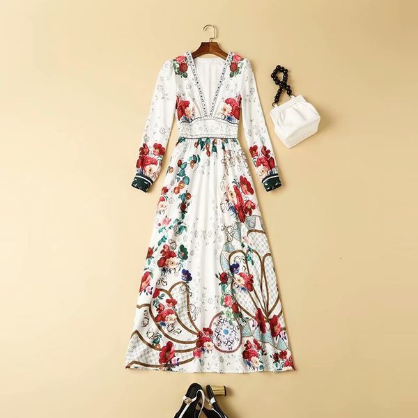 casual dresses european and american women's clothing new style for spring long sleeved v-neck floral print fashionable long dress lt1x, Black;gray
casual dresses european and american women's clothing new style for spring long sleeved v-neck floral print fashionable long dress lt1x, Black;gray