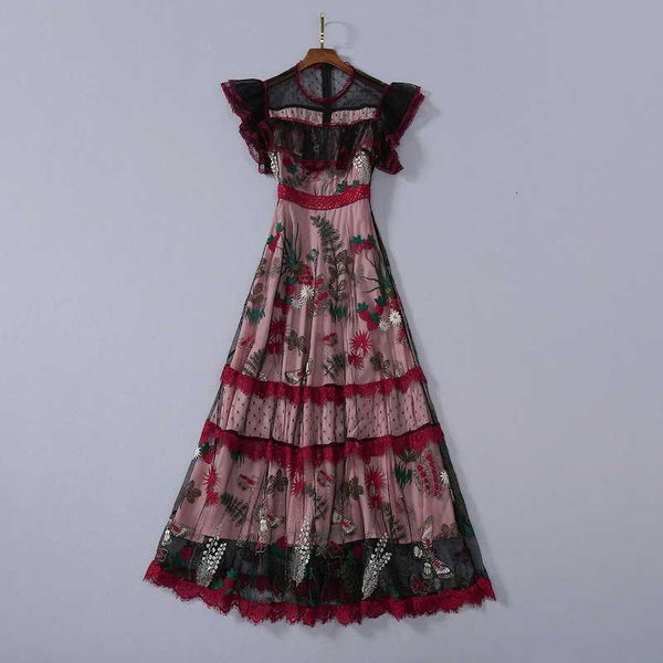 casual dresses and european female wear summer short sleeve style standneck lace shredded dress embroidery mkug, Black;gray
casual dresses and european female wear summer short sleeve style standneck lace shredded dress embroidery mkug, Black;gray