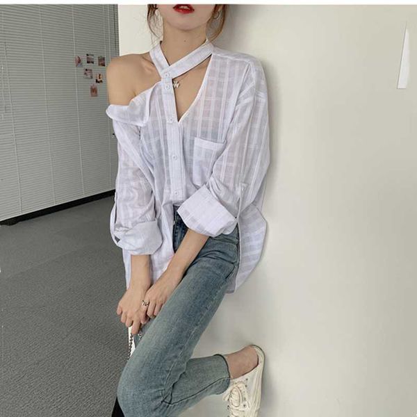 women's blouses & shirts spring and summer korean version of the simple irregular shirt ladies sweet casual loose long sleeve solid col, White
women's blouses & shirts spring and summer korean version of the simple irregular shirt ladies sweet casual loose long sleeve solid col, White