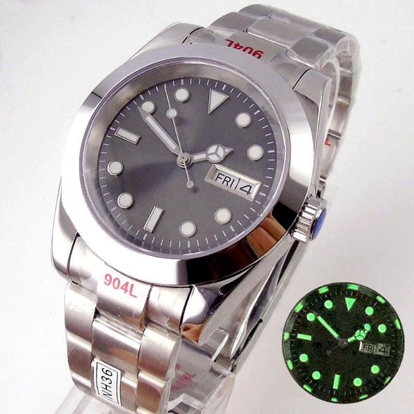 wristwatches 36mm/39mm nh36 bliger grey dial sapphire glass fluted bezel luminous marks automatic wristwatch jubilee bracelet, Slivery;brown
wristwatches 36mm/39mm nh36 bliger grey dial sapphire glass fluted bezel luminous marks automatic wristwatch jubilee bracelet, Slivery;brown