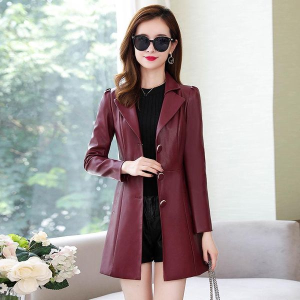 women's leather & faux fashion autumn women pu jacket slim motor outwear coat button roupas de couro femininos plus size 6xl punk y518, Black
women's leather & faux fashion autumn women pu jacket slim motor outwear coat button roupas de couro femininos plus size 6xl punk y518, Black