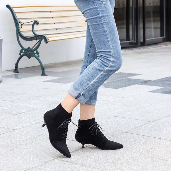 boots barefoot ankle women's children's 2021 slim heel british wind thin and small, Black
boots barefoot ankle women's children's 2021 slim heel british wind thin and small, Black