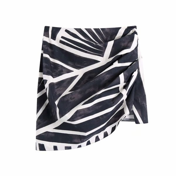 summer women vintage printing pleated design asymmetrical mini skirt casual female loose clothes p2053 210430, Black
summer women vintage printing pleated design asymmetrical mini skirt casual female loose clothes p2053 210430, Black