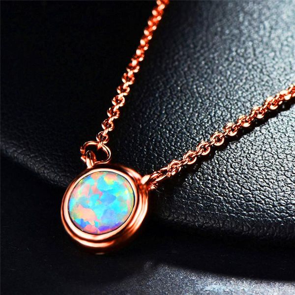 pendant necklaces bamos blue/white fire opal necklace rose gold filled rainbow stone for women statement jewelry birthday gifts, Silver
pendant necklaces bamos blue/white fire opal necklace rose gold filled rainbow stone for women statement jewelry birthday gifts, Silver