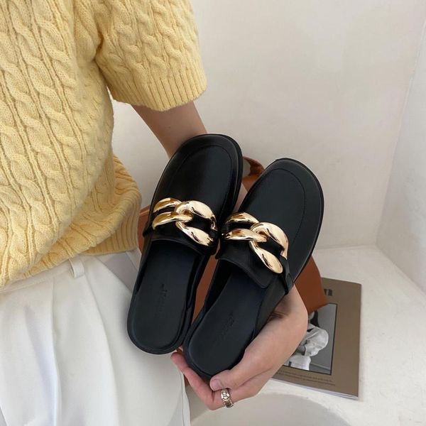 shoes ladies' slippers loafers mules for women 2021 pantofle low cover toe flat rubber hoof heels slides basic sewing fabric, Black
shoes ladies' slippers loafers mules for women 2021 pantofle low cover toe flat rubber hoof heels slides basic sewing fabric, Black