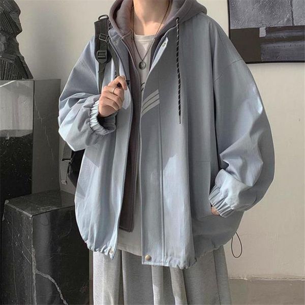 men's jackets hooded spring autumn trendy streetwear male loose hoodies solid color outwear zipper coats chaquetas hombre, Black;brown
men's jackets hooded spring autumn trendy streetwear male loose hoodies solid color outwear zipper coats chaquetas hombre, Black;brown