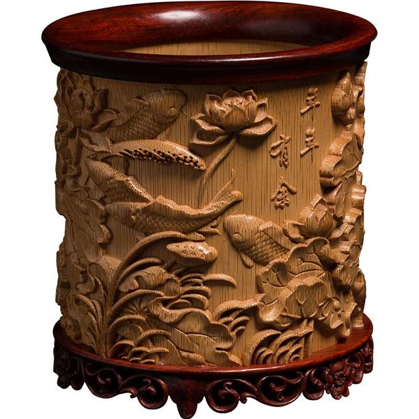 decorative objects & figurines bamboo eagle wood carving creative office en retro hand-carved crafts wenwan ornaments natural pen holder
decorative objects & figurines bamboo eagle wood carving creative office en retro hand-carved crafts wenwan ornaments natural pen holder