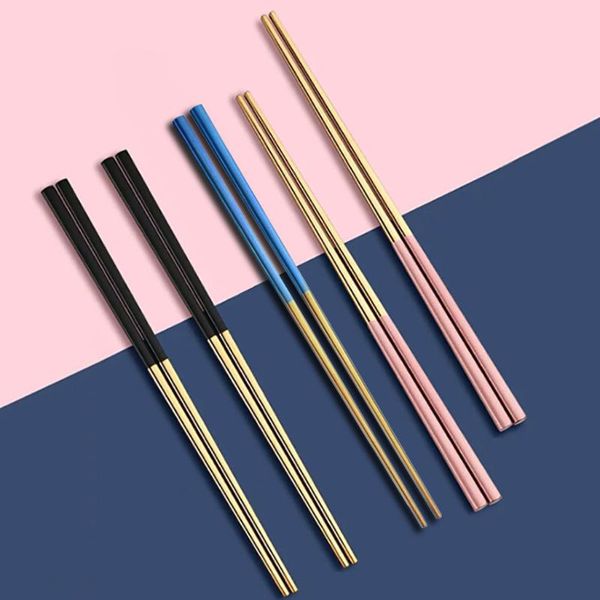 chopsticks 1 pair fashion stainless steel chinese wheat straw portable travel reusable sticks for sushi
chopsticks 1 pair fashion stainless steel chinese wheat straw portable travel reusable sticks for sushi