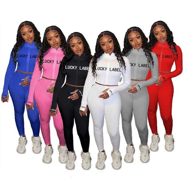lucky label 2 piece set women fall fitness outfit tracksuit stretch knitted leggings matching girl wholesale dropshpping 211023, Black
lucky label 2 piece set women fall fitness outfit tracksuit stretch knitted leggings matching girl wholesale dropshpping 211023, Black