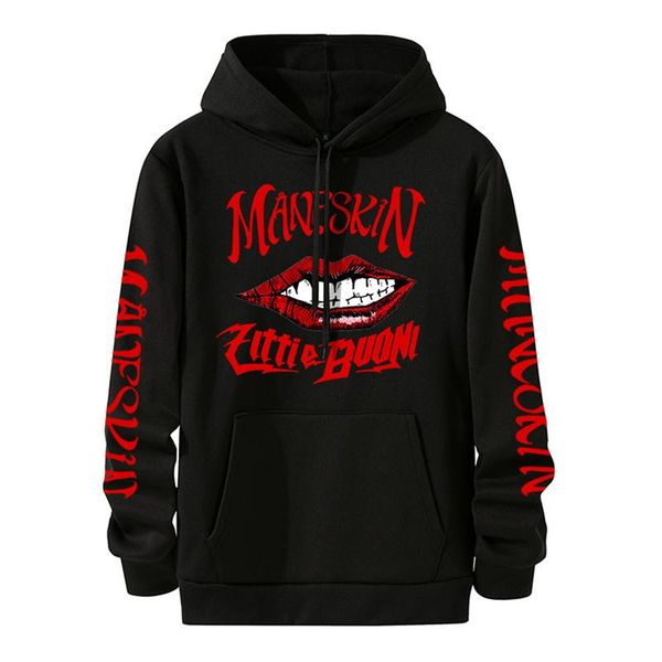men's hoodies & sweatshirts maneskin sweatshirt italian singer hoodie harajuku men thin streetwear casual oversize pullovers, Black
men's hoodies & sweatshirts maneskin sweatshirt italian singer hoodie harajuku men thin streetwear casual oversize pullovers, Black