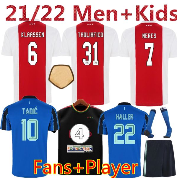 2021 TADIC BERGHUIS Soccer Jersey Amsterdam KUDUS ANTONY BLIND PROMES HALLER NERES CRUYFF KLAASSEN 21 22 AJ men kids kit football shirt mail, Black;yellow
2021 TADIC BERGHUIS Soccer Jersey Amsterdam KUDUS ANTONY BLIND PROMES HALLER NERES CRUYFF KLAASSEN 21 22 AJ men kids kit football shirt mail, Black;yellow