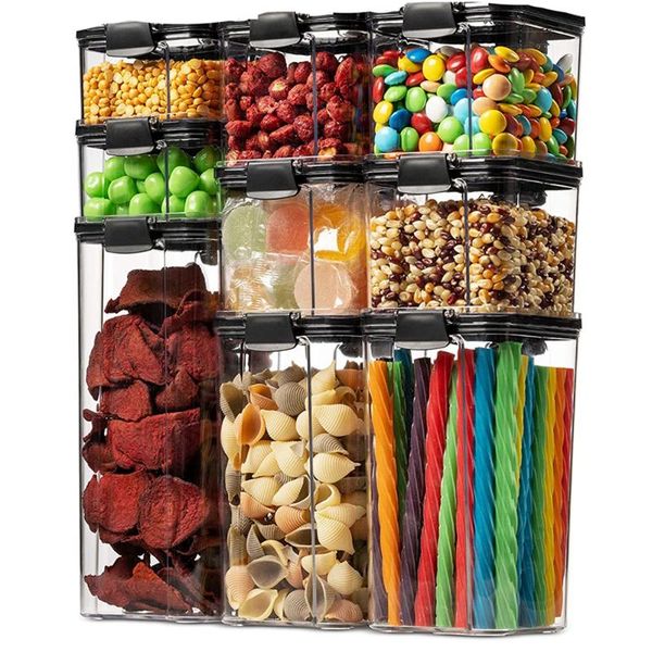 storage bottles & jars food container set kitchen refrigerator noodle box multigrain bean sealed clear plastic organization
storage bottles & jars food container set kitchen refrigerator noodle box multigrain bean sealed clear plastic organization