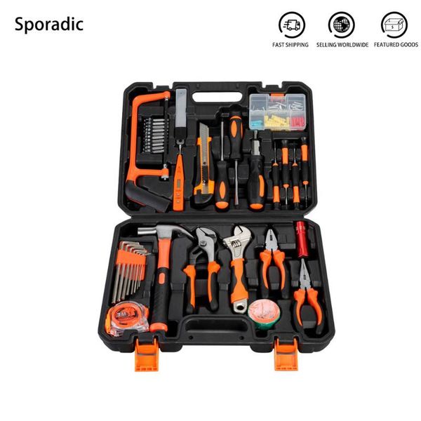 hand tool set with plastic toolbox wire stripper screwdriver knife for woodworking tools multifunction home repair hardware kit professional
hand tool set with plastic toolbox wire stripper screwdriver knife for woodworking tools multifunction home repair hardware kit professional