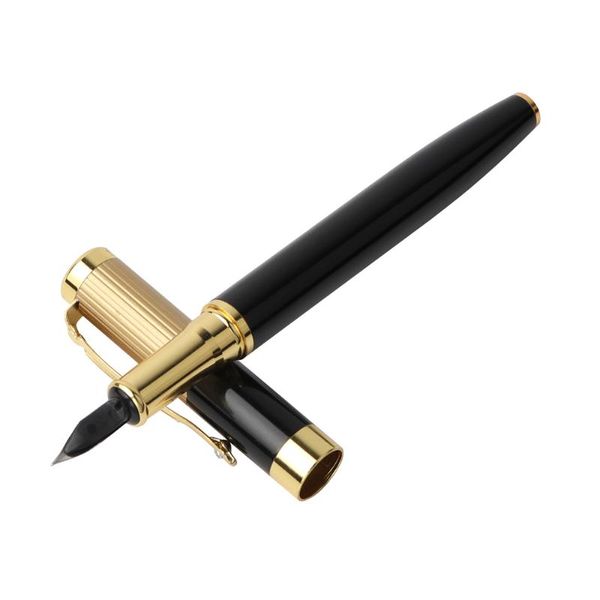 fountain pen metal gold with black 0.55mm full luxury pens office school stationery supplies
fountain pen metal gold with black 0.55mm full luxury pens office school stationery supplies