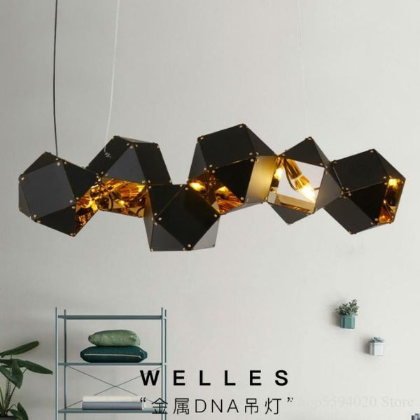 pendant lamps post-modern black metal dna molecular chandelier lighting nordic restaurant long lamp creative island light modern bar e14
pendant lamps post-modern black metal dna molecular chandelier lighting nordic restaurant long lamp creative island light modern bar e14