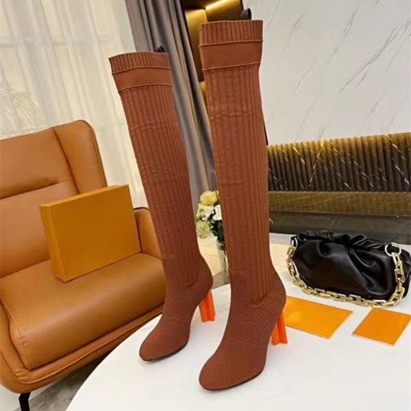 designer shoes women high heel knee boot fashion highs heels 9.5cm tights boots ankle elastic platform martin boot black brown superior qual
designer shoes women high heel knee boot fashion highs heels 9.5cm tights boots ankle elastic platform martin boot black brown superior qual