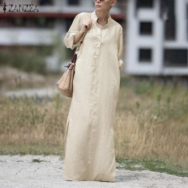 casual dresses zanzea women long maxi 2021 female retro vestidos autumn turn down collar robe longue solid sundress oversize 5xl, Black;gray
casual dresses zanzea women long maxi 2021 female retro vestidos autumn turn down collar robe longue solid sundress oversize 5xl, Black;gray