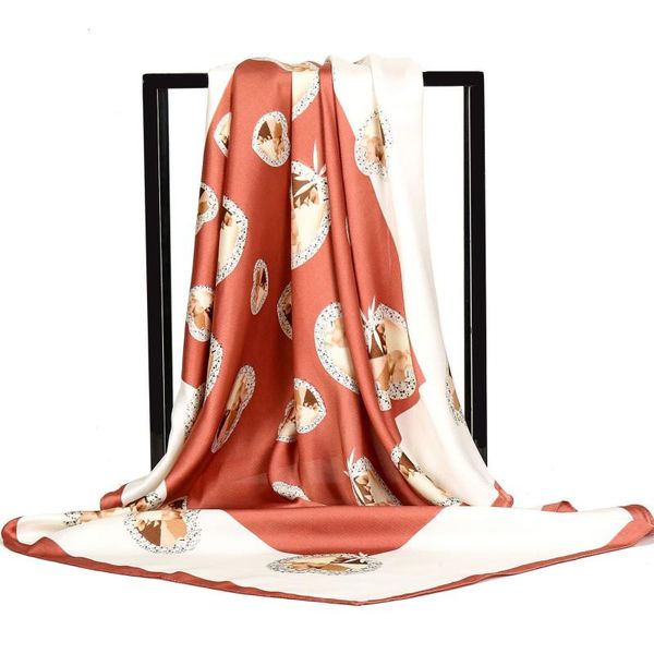 scarves fashion shawl women's simple shining gem pattern twill satin printing scarf large square female headband, Blue;gray
scarves fashion shawl women's simple shining gem pattern twill satin printing scarf large square female headband, Blue;gray