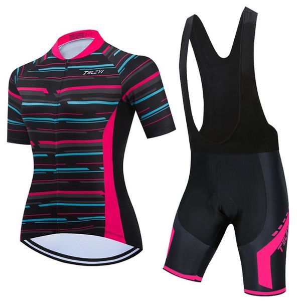 women summer short cycling jersey sets road bike dress clothing suit bicycle mtb sport uniform clothes kit mountain maillot racing, Black;blue
women summer short cycling jersey sets road bike dress clothing suit bicycle mtb sport uniform clothes kit mountain maillot racing, Black;blue