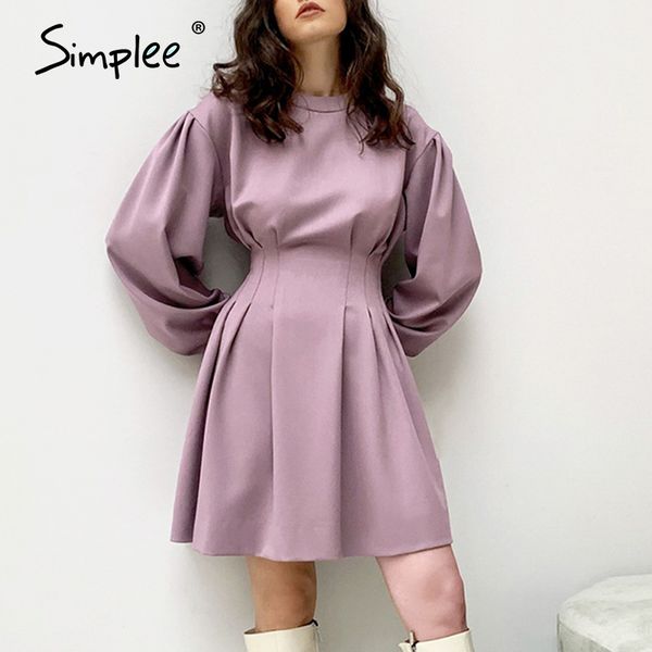 elegant purple wrinkle tight female a-lined round neck puff sleeve short fashion slim spring woman dress 210414, Black;gray
elegant purple wrinkle tight female a-lined round neck puff sleeve short fashion slim spring woman dress 210414, Black;gray