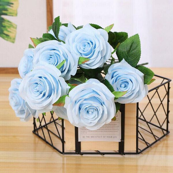 decorative flowers & wreaths 10 heads artificial rose bouquet silk fake wedding party home bedroom decor ornament
decorative flowers & wreaths 10 heads artificial rose bouquet silk fake wedding party home bedroom decor ornament