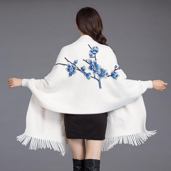 scarves wholesale ladies fashion jacquard poncho with tassels wraps brand pashmina winter wool blend women warm cashmere shawls, Blue;gray
scarves wholesale ladies fashion jacquard poncho with tassels wraps brand pashmina winter wool blend women warm cashmere shawls, Blue;gray
