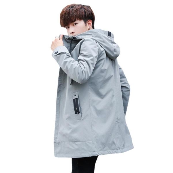 men's jackets 2021 mens clothing spring autumn mid-length jacket slim hooded fashion casual for men windbreaker yljyfz, Black;brown
men's jackets 2021 mens clothing spring autumn mid-length jacket slim hooded fashion casual for men windbreaker yljyfz, Black;brown