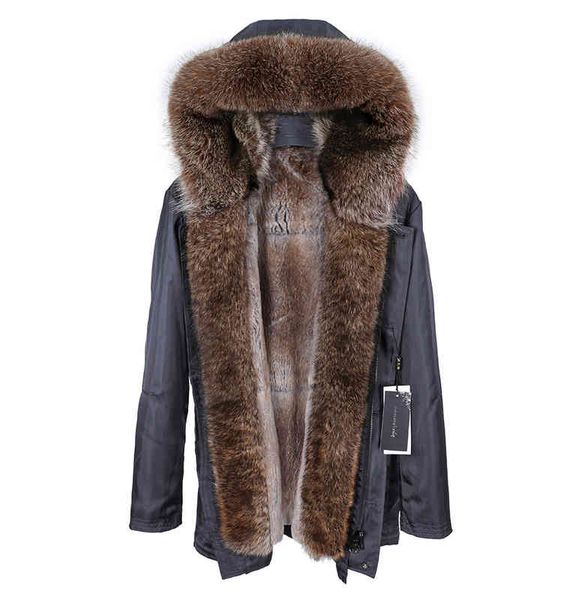 men's fur & faux rabbit fur lined bomber jacket men's natural winter coat locomotive real leather raccoon parker ssqq, Black
men's fur & faux rabbit fur lined bomber jacket men's natural winter coat locomotive real leather raccoon parker ssqq, Black