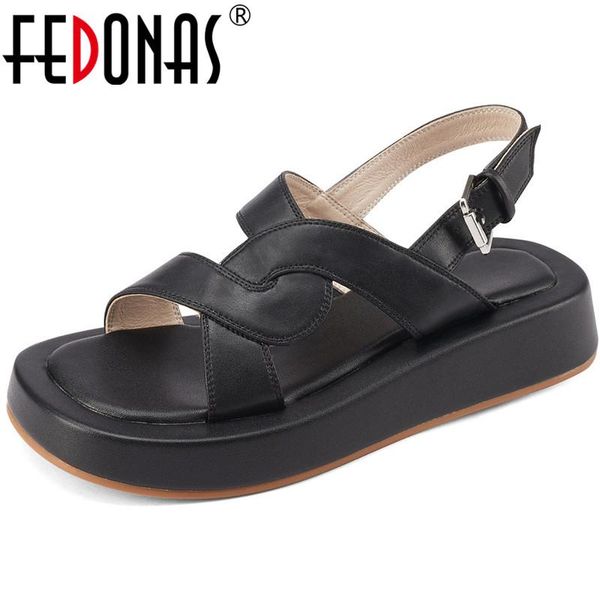 sandals fedonas buckle women flat shoes genuine leather platform fashion summer female 2021 est casual basic woman, Black
sandals fedonas buckle women flat shoes genuine leather platform fashion summer female 2021 est casual basic woman, Black