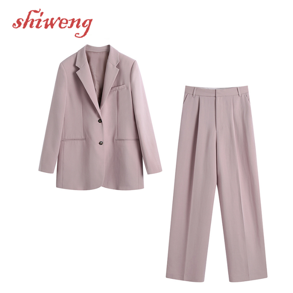 women's two piece pants fashion women european american style solid color suit collar button casual jacket + high waist pleated, White
women's two piece pants fashion women european american style solid color suit collar button casual jacket + high waist pleated, White