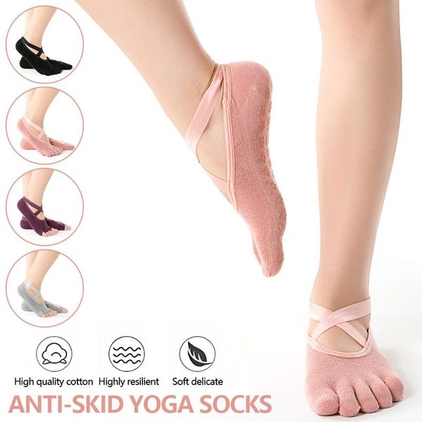 sports socks women yoga half toe non slip ladies massage sport half-fingers cotton warm exercise running hose, Black
sports socks women yoga half toe non slip ladies massage sport half-fingers cotton warm exercise running hose, Black