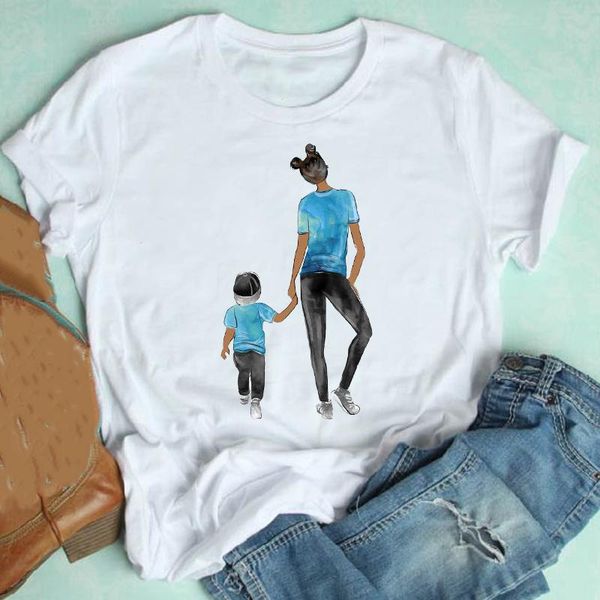 women's t-shirt women short sleeve watercolor clothing boy fashion love cartoon mom mother clothes print tshirt female tee graphic, White
women's t-shirt women short sleeve watercolor clothing boy fashion love cartoon mom mother clothes print tshirt female tee graphic, White