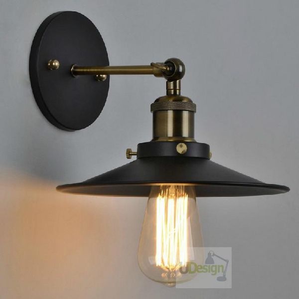 wall lamp america style vintage copper edison iron +e27 holder 5001l-dia21 
wall lamp america style vintage copper edison iron +e27 holder 5001l-dia21