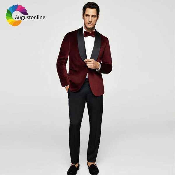 men's suits & blazers custom made burgundy men for wedding pants shawl lapel man jacket 2piece slim fit groom tuxedo ovpm, White;black
men's suits & blazers custom made burgundy men for wedding pants shawl lapel man jacket 2piece slim fit groom tuxedo ovpm, White;black