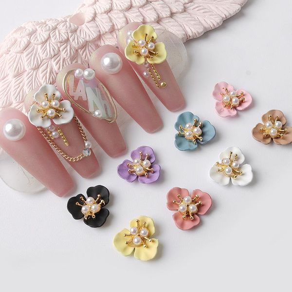 nail art decorations 5pcs 2021 accessories three petal flower pearl diy metal decoration, Silver;gold
nail art decorations 5pcs 2021 accessories three petal flower pearl diy metal decoration, Silver;gold