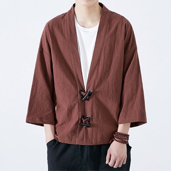 men chinese style kung fu t-shirt traditional china linen hanfu tang suit jacket loose blouse yukata tee asian clothes 10637, Red
men chinese style kung fu t-shirt traditional china linen hanfu tang suit jacket loose blouse yukata tee asian clothes 10637, Red