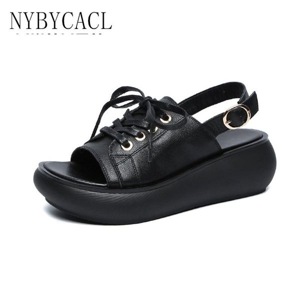 sandals 2021 genuine leather high heels for women summer shoes thick sole ladies wedges casual sandal, Black
sandals 2021 genuine leather high heels for women summer shoes thick sole ladies wedges casual sandal, Black