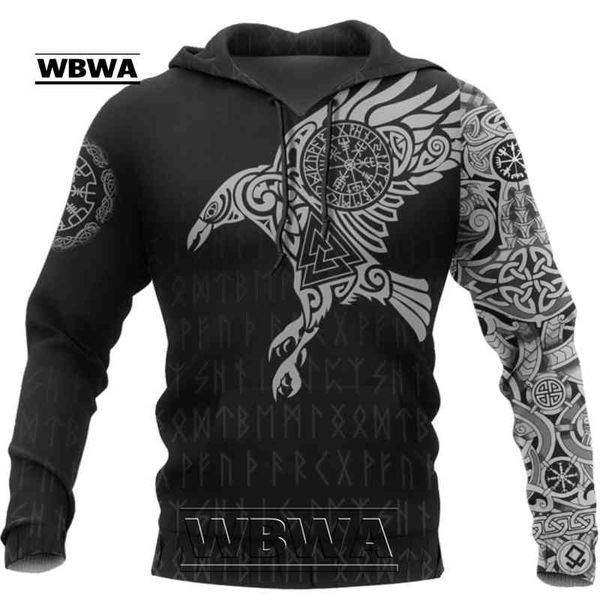 men's hoodies & sweatshirts wbwa tattoo raven 3d printed hoodies retro harajuku man fashion hoodie tbwb, Black
men's hoodies & sweatshirts wbwa tattoo raven 3d printed hoodies retro harajuku man fashion hoodie tbwb, Black