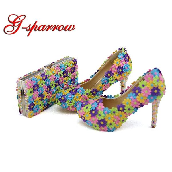 colorful lace flower wedding party prom shoes with clutch pearl high heel banquet pumps handmade women matching bag dress, Black
colorful lace flower wedding party prom shoes with clutch pearl high heel banquet pumps handmade women matching bag dress, Black