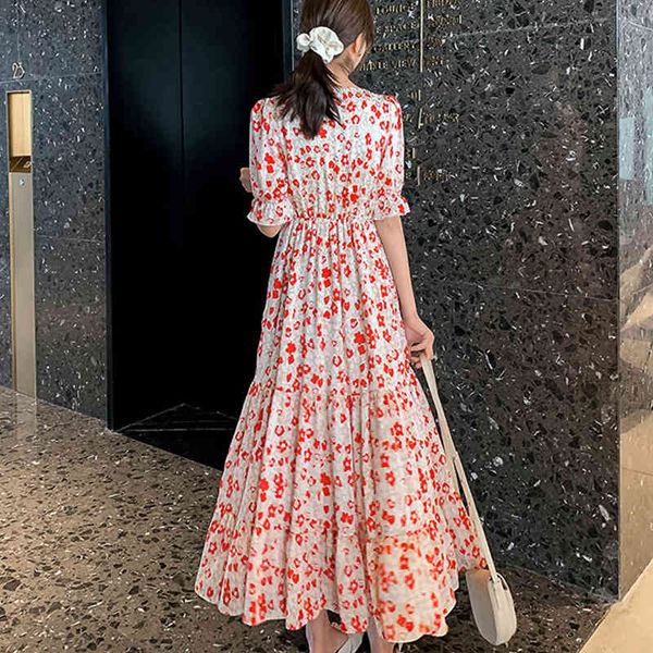 dresses summer single-breasted elegant bohemia women simple high waist long es office floral chiffon vestidos, Black;gray
dresses summer single-breasted elegant bohemia women simple high waist long es office floral chiffon vestidos, Black;gray