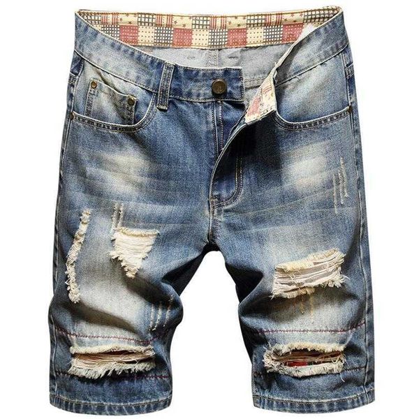 men's shorts ligh blue holes short jeans summer man straight fit denim good quality knee length pants zshb, White;black
men's shorts ligh blue holes short jeans summer man straight fit denim good quality knee length pants zshb, White;black