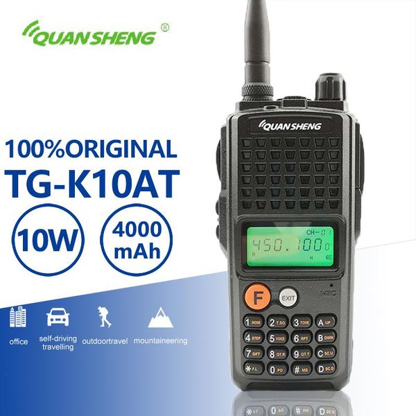 walkie talkie quansheng tg-k10at 10w 4000mah high power 10km long range optional uhf vhf two way radio walky talky professional
walkie talkie quansheng tg-k10at 10w 4000mah high power 10km long range optional uhf vhf two way radio walky talky professional