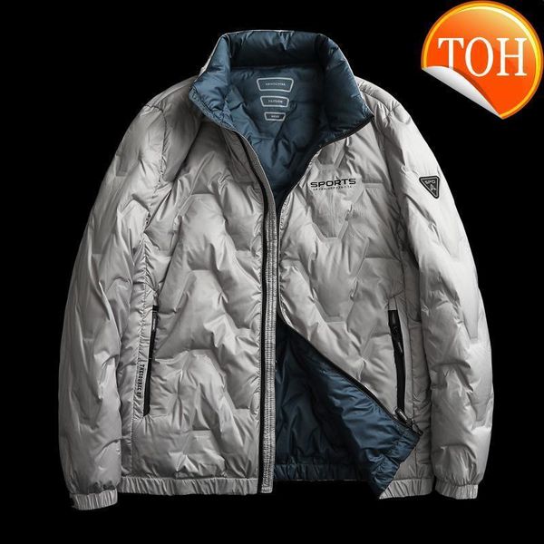down m-4xl mens white duck jacket autumn winter male coats zipper stand collar light solid color outerwear clothes hy158, Black
down m-4xl mens white duck jacket autumn winter male coats zipper stand collar light solid color outerwear clothes hy158, Black