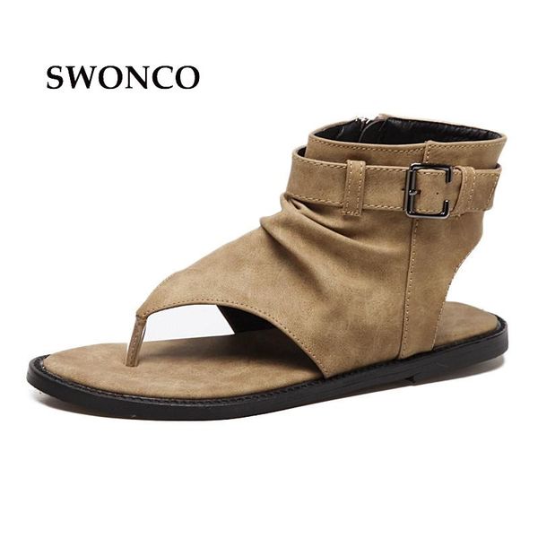 women's sandals 2021 summer flip flop roman style ladies shoes gladiator women flat buckle rubber sole, Black
women's sandals 2021 summer flip flop roman style ladies shoes gladiator women flat buckle rubber sole, Black