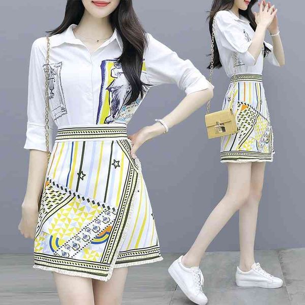 summer folk exotic ethnic customes asymmetric geometric print stitching tassel skirt +print long cotton shirt 2 piece sets 210525, White
summer folk exotic ethnic customes asymmetric geometric print stitching tassel skirt +print long cotton shirt 2 piece sets 210525, White